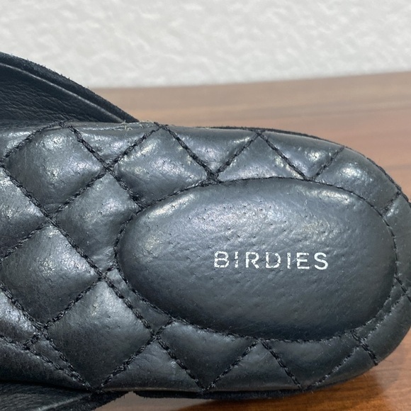 Birdies The Swan Black Slip On Mules Size 9.5 - Picture 6 of 8